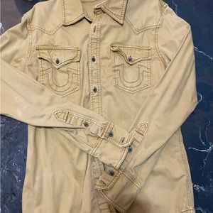 Mens true religion long sleeve size M